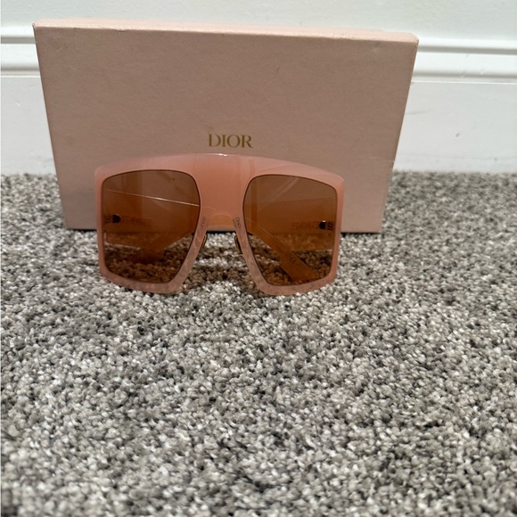 Dior SoLight Shield Peach Sunglasses - Picture 1 of 3